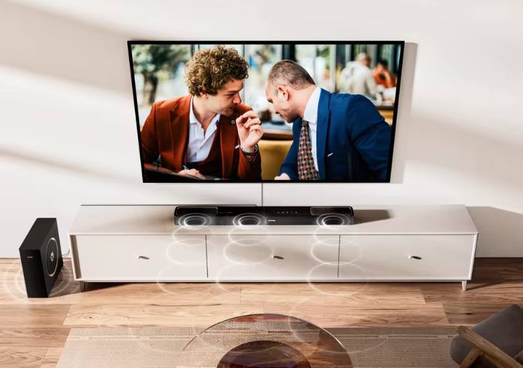 3.1.2 Dolby Atmos Soundbar 300W – Home Cinema met Subwoofer en App Control