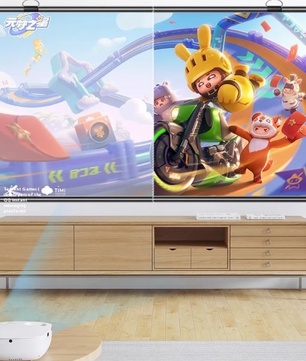 Projectiescherm Wandmontage – Bioscoopscherm voor Beamer 84-120 Inch