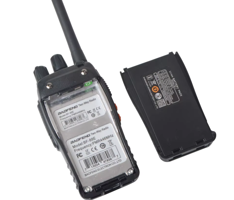 Set van 2 Walkie Talkies – PMR446 Portofoon met Headset en USB Lader