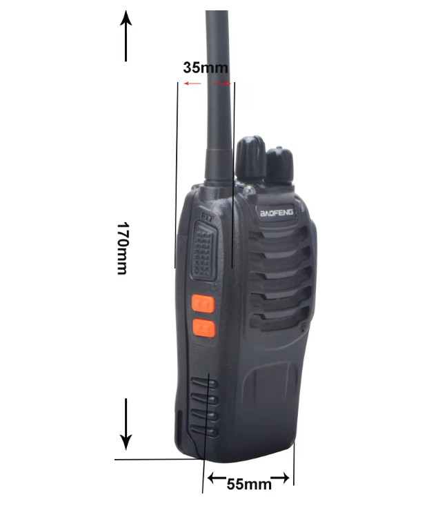 Set van 2 Walkie Talkies – PMR446 Portofoon met Headset en USB Lader
