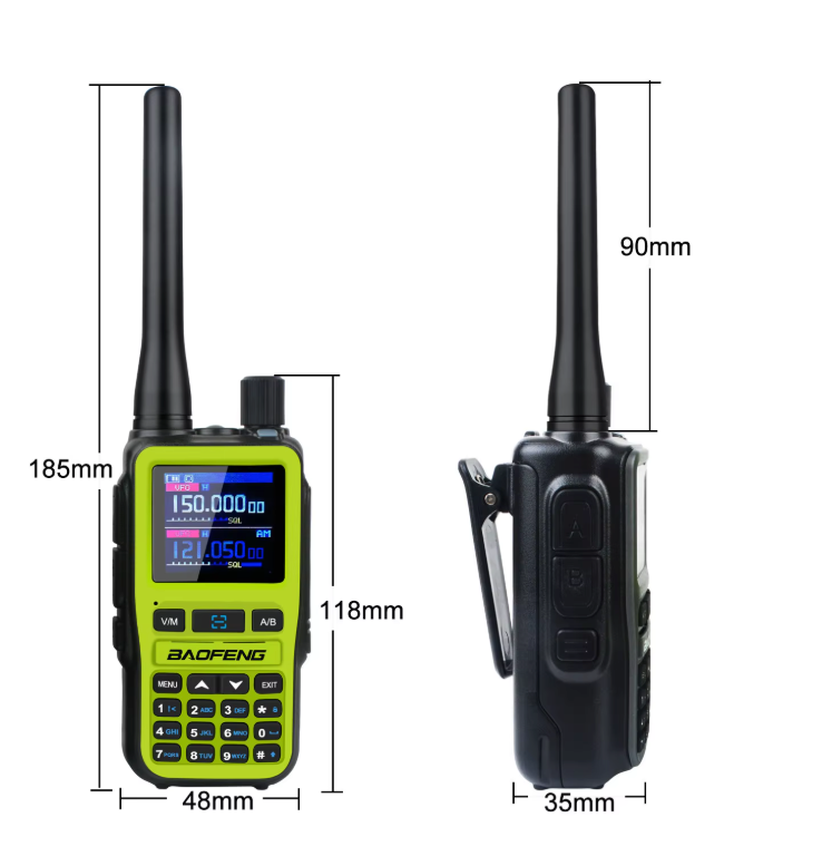Set van 2 Dual Band Walkie Talkies – 5W Portofoon met USB-C en VOX