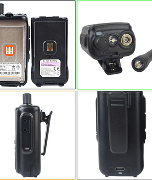 Set van 2 Dual Band Walkie Talkies – 5W Portofoon met USB-C en VOX