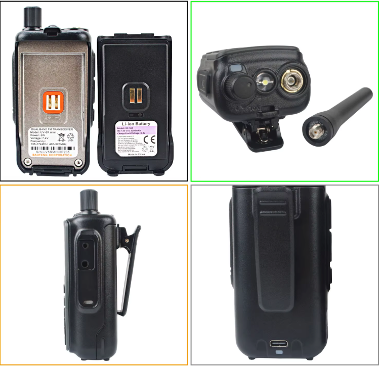 Set van 2 Dual Band Walkie Talkies – 5W Portofoon met USB-C en VOX
