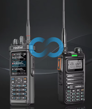 10W Walkie Talkie met GPS en Bluetooth – Multiband Portofoon met APRS en USB-C