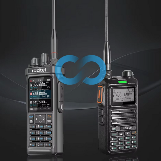 10W Walkie Talkie met GPS en Bluetooth – Multiband Portofoon met APRS en USB-C
