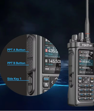 10W Walkie Talkie met GPS en Bluetooth – Multiband Portofoon met APRS en USB-C