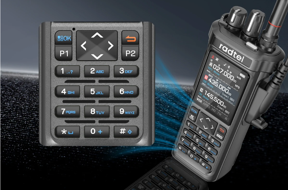 10W Walkie Talkie met GPS en Bluetooth – Multiband Portofoon met APRS en USB-C