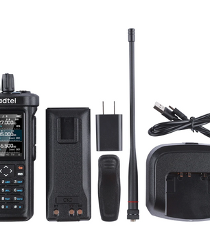10W Walkie Talkie met GPS en Bluetooth – Multiband Portofoon met APRS en USB-C