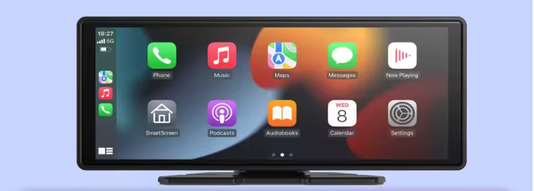 Draagbaar CarPlay Scherm 7/10 Inch – Android Auto Autoradio met Bluetooth en WiFi