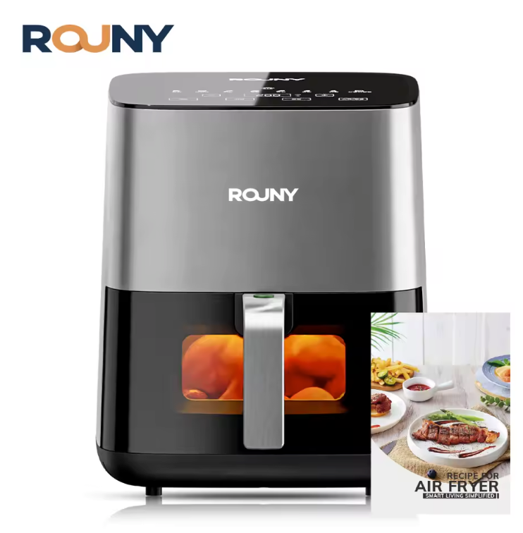 Airfryer 5L – Heteluchtfriteuse met Kijkvenster en Touch Bediening