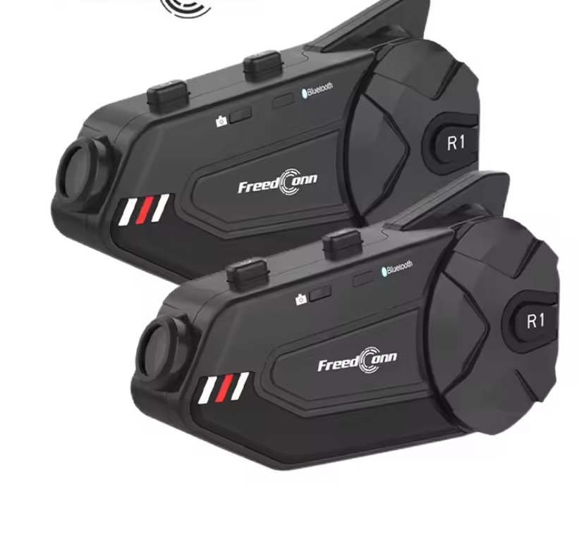 Motor Intercom met Camera – Bluetooth Helm Headset 1080P Dashcam