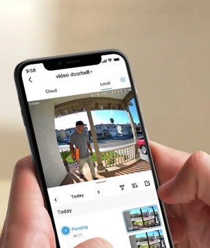 5MP WiFi Video Deurbel met Camera – Draadloze Smart Doorbell met App
