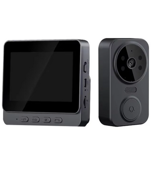Draadloze Video Deurbel met Scherm – 1080P Camera en 2-Way Audio
