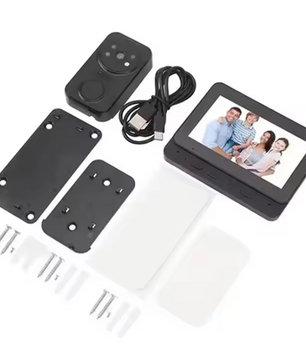 Draadloze Video Deurbel met Scherm – 1080P Camera en 2-Way Audio