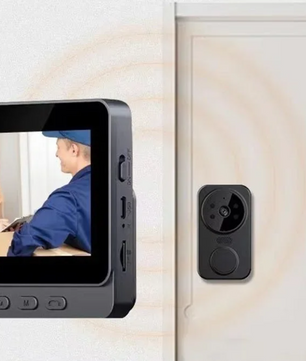 Draadloze Video Deurbel met Scherm – 1080P Camera en 2-Way Audio