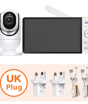Babyfoon met Camera 7 Inch – 1080P HD Baby Monitor met Audio