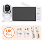 Babyfoon met Camera 7 Inch – 1080P HD Baby Monitor met Audio
