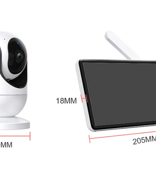 Babyfoon met Camera 7 Inch – 1080P HD Baby Monitor met Audio
