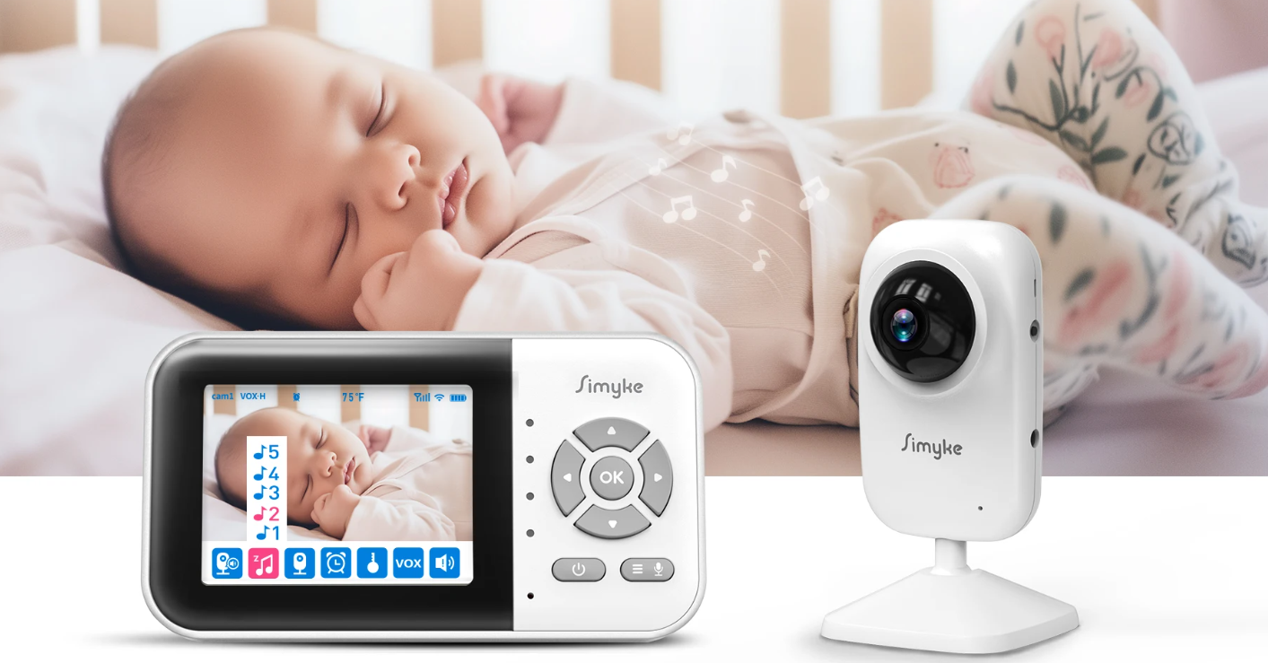 Babyfoon met 2 Camera’s – 2.8 Inch Monitor, Nachtzicht en App