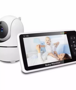 Babyfoon met Camera 5 Inch – HD Monitor met Audio, Nachtzicht en Zoom