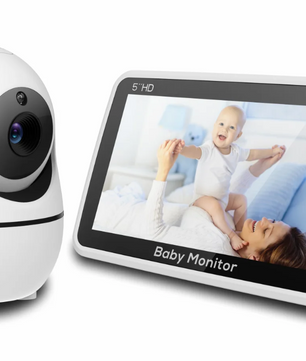 Babyfoon met Camera 5 Inch – HD Monitor met Audio, Nachtzicht en Zoom
