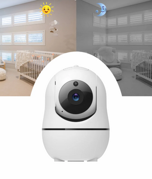 Babyfoon met Camera 5 Inch – HD Monitor met Audio, Nachtzicht en Zoom