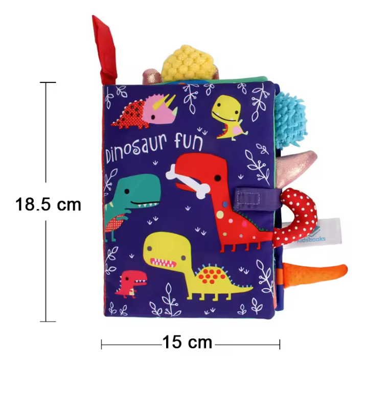 Baby Rammelaar en Stoffen Boek – Hangspeelgoed voor Kinderwagen