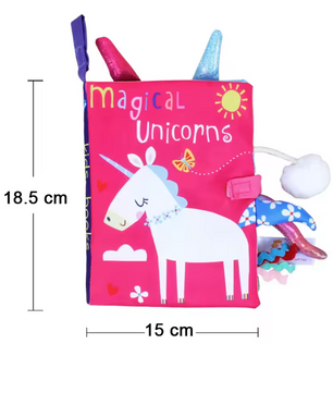 Baby Rammelaar en Stoffen Boek – Hangspeelgoed voor Kinderwagen