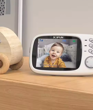 Babyfoon met Camera 3.2 Inch – Draadloze Baby Monitor met Nachtzicht