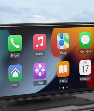 10.26” Car Mirror Display – Draadloze CarPlay en Android Auto