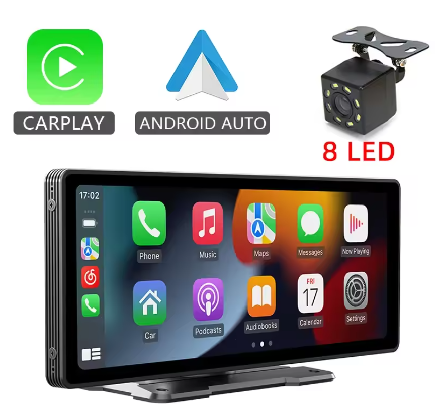 10.26” Car Mirror Display – Draadloze CarPlay en Android Auto