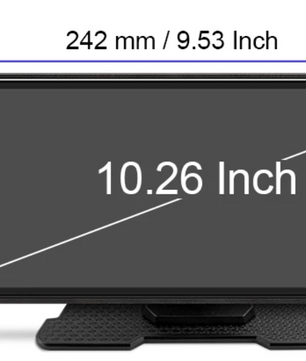10.26” Car Mirror Display – Draadloze CarPlay en Android Auto