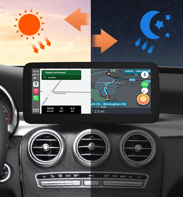 CarPlay Android Auto Scherm 10.25/12.3” – Auto Multimedia Display