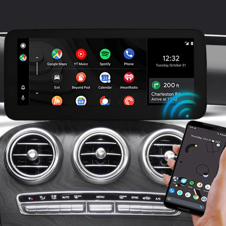 CarPlay Android Auto Scherm 10.25/12.3” – Auto Multimedia Display