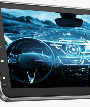 Autoradio 10.1” Touchscreen – Draaibaar CarPlay Android Auto GPS