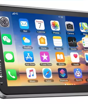 Autoradio 10.1” Touchscreen – Draaibaar CarPlay Android Auto GPS