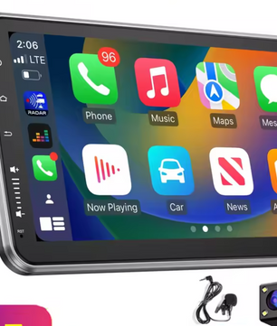 Autoradio 10.1” Touchscreen – Draaibaar CarPlay Android Auto GPS