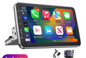 Autoradio 10.1” Touchscreen – Draaibaar CarPlay Android Auto GPS