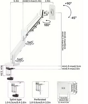 Monitor Arm Bureau – Verstelbare Monitor Beugel 13-32 Inch