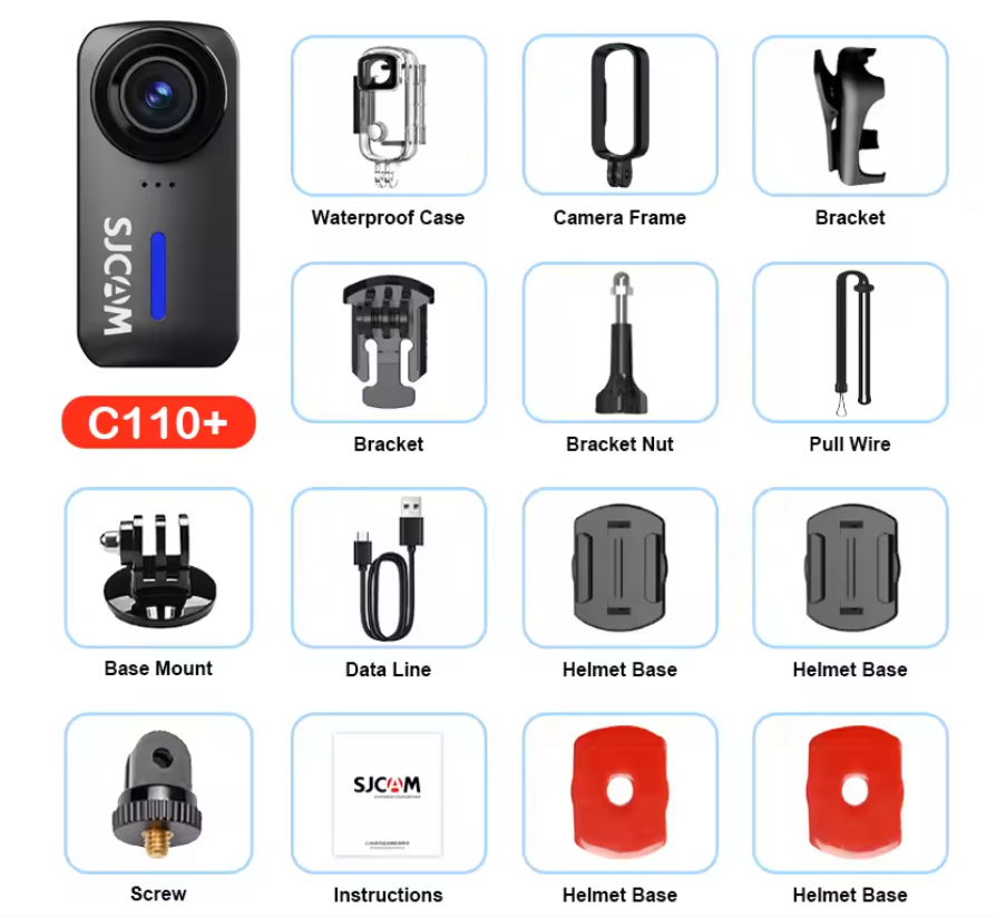 4K Action Camera – Ultra Wide Sportcamera met Stabilisatie