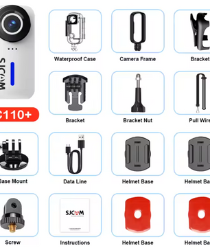4K Action Camera – Ultra Wide Sportcamera met Stabilisatie