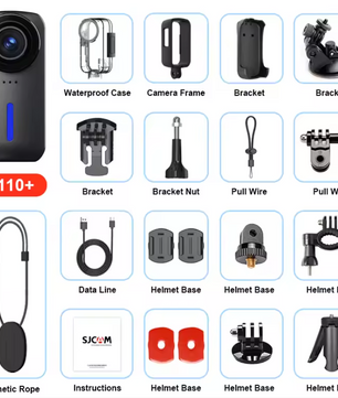 4K Action Camera – Ultra Wide Sportcamera met Stabilisatie