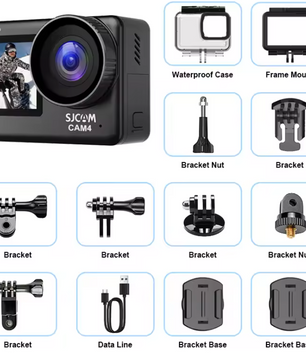 4K Action Camera met Touchscreen – Waterdichte Sportcamera WiFi