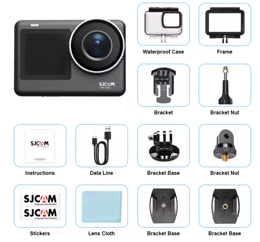 4K Action Camera met Touchscreen – Waterdichte Sportcamera WiFi