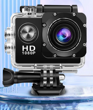 Full HD Action Camera 1080P – Waterdichte Sportcamera met Display