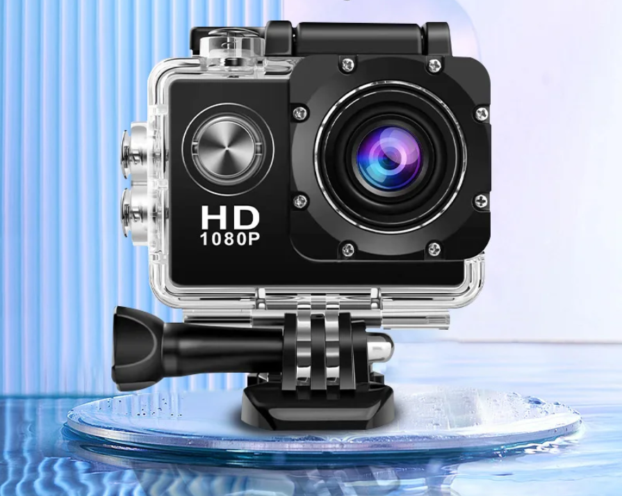 Full HD Action Camera 1080P – Waterdichte Sportcamera met Display