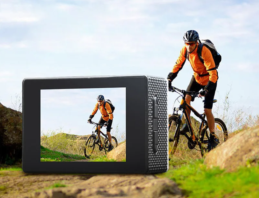 Full HD Action Camera 1080P – Waterdichte Sportcamera met Display