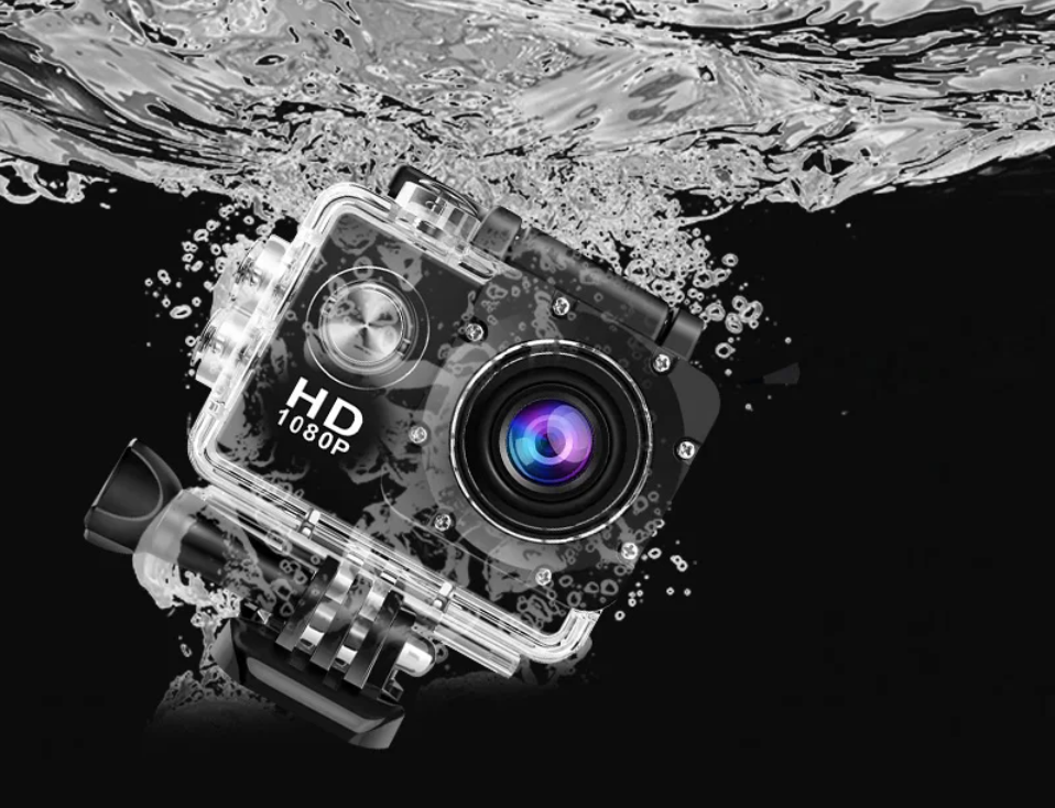 Full HD Action Camera 1080P – Waterdichte Sportcamera met Display