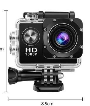 Full HD Action Camera 1080P – Waterdichte Sportcamera met Display