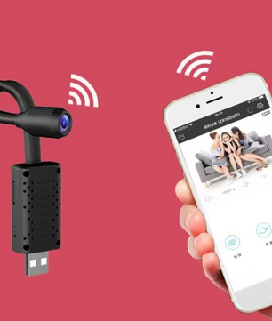 Mini WiFi Beveiligingscamera 4K – USB Camera met Bewegingsdetectie